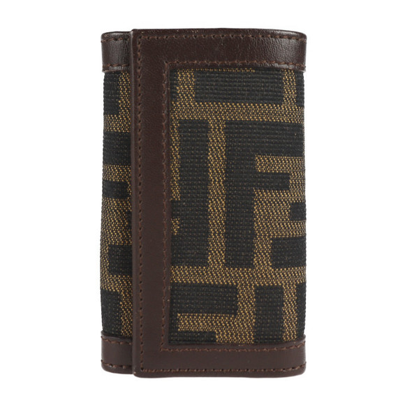Fendi Key Case Brown Zucca Pattern - Picture 1 of 8